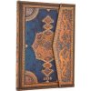 2026 Safavid Indigo (Safavid Binding Art) Midi 12-month Horizontal Hardcover Flexi Dayplanner 2026 (Wrap Closure) (Paperblanks)(Pevná)