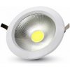 Stropné LED svietidlo zapustené HL 10W, 4500K, 1200lm, biele VT-26101 (V-TAC)