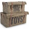 Kôš na hračky Childhome 57 x 32 cm, odtiene hnedej