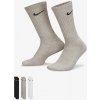 Nike ponožky 3 páry 3PPK VALUE COTTON CREW SX4508 965 bielo/sivo/čierne