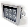 Infra reflektor s dosahom do 60m sivý 12V/2A + držiak na stenu ,biela