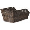 Zadný košík na bicykel Basil Cento Rattan Look hnedý