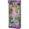 SIMBA Steffi Dancing Ballerina Bunny Doll tancujúca baletka