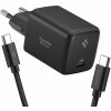 Nabíjačka do siete Spigen Ee451Eu Essential 1-Port Network Charger 45W + Type-C Cable Black