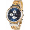 Whisky Swiss Mountain Blue drevené hodinky