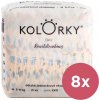 8x KOLORKY DAY Plienky jednorazové eko, dážď&dúhy M (5-8 kg) 21 ks VP-F165798