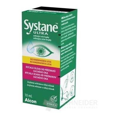 SYSTANE ULTRA Bez konzervačných látok kvapky očné zvlhčujúce 1x10 ml