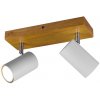 TRIO 812400231 MARLEY bodové svietidlo 2xGU10 biela matná, drevo