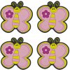 Bellatex prestieranie 1100/061 motýľ ružový 10x10cm