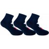 Fila Fitness Quarter Socks 3P navy Modrý