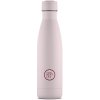 Termo fľaša z nerezovej ocele COOL BOTTLES Pastel Pink trojvrstvová 500 ml