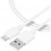 Tactical KP31182 Smooth Thread USB-A/Lightning, 1m, bílý