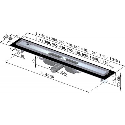 Alcadrain APZ101-950