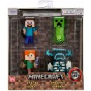 Minecraft 4Pack Jada kovové sada 4 druhov 6 cm