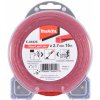 Makita E-01828 Struna nylonová 2,7mm, červená, 15m, špeciálne pre aku stroje