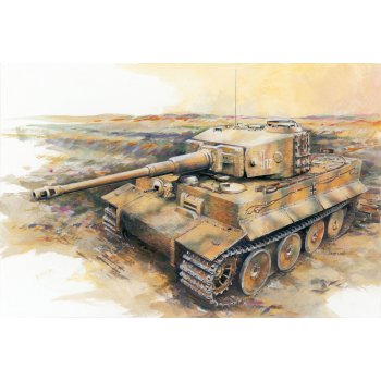 Model Kit tank 7251 Sd.Kfz.181 Ausf.E TIGER I MID PRODUCTION w/ZIMMERIT 1:72