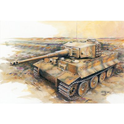 Model Kit tank 7251 Sd.Kfz.181 Ausf.E TIGER I MID PRODUCTION w/ZIMMERIT 1:72