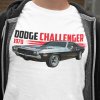 Tričko s potlačou DODGE CHALLENGER Pánsky Biela M