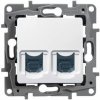Niloé zásuvka 2x RJ45 cat.6 UTP 664774 Legrand biela