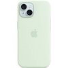 Apple iPhone 15 Plus Silicone Case with MagSafe Soft Mint MWNG3ZM/A