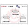 Sada brzdových platničiek kotúčovej brzdy BREMBO P 79 006
