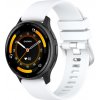 Remienok Solid Wristband biely pre Garmin Venu 3