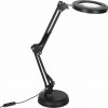 KIK KX2987 Multifunkčná kozmetická lampa s lupou 12 W, USB, čierna