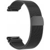 VSETKONAMOBIL 131549 MILANESE Kovový remienok pre Garmin šírka 20mm čierny