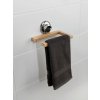 Bambusový držiak na toaletný papier / uteráky Compactor Bestlock SPA Bamboo - bez vŕtania (RAN5804)