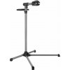 tectake 400991 montážny stojan na bicykel - plynule výškovo nastaviteľný a otočný o 360 ° - čierna