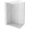 Mexen Kioto-F sprchová stena Walk-in s rámom 145 x 202 cm, transparentná 8 mm, biela - 800-145-104-20-00