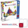 Magna-Tiles Magnetická stavebnica microMAGS Deluxe Set 70 ks