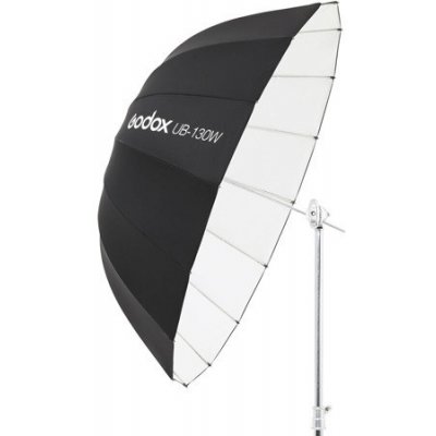 Godox UB-130W Hlboký biely parabolický dáždnik (130cm)