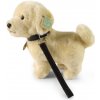 Rappa Plyšový pes zlatý retriever stojaci s vodítkom 25 cm ECO-FRIENDLY