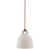 Normann Copenhagen Závesná lampa Bell, extra malá – piesková