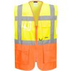 Portwest S376 Prague Hi-Vis Executive Vesta, Veľkosť XL, Farba Yellow/Orange