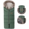 PETITE&MARS Set zimný fusak Arctic 4v1 + rukavice na kočík Furry Veritable Khaki VP-F187201