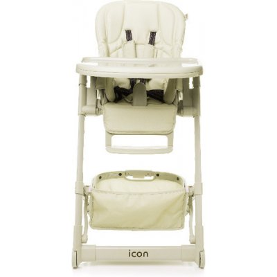 4 BABY ICON béžová detská jedálenská stolička polohovacia