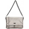 Strieborná crossbody kabelka s retiazkou 