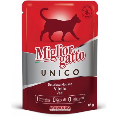 Miglior Gatto Unico teľacie kuracie 85 g