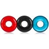 Oxballs Ringer 3-Pack Multicolor, sada 3 ks elastických erekčných krúžkov