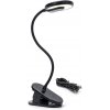 Aigostar B.V. | Aigostar - LED Stmievateľná nabíjacia stolná lampa s klipom LED/3W/5V 1800mAh čierna | AI0922