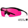 Ochranné strelecké okuliare Vapor 2.5 Laser Wiley X® – Red Tint, Čierna