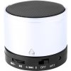 Bluetooth reproduktor z recyklovaného hliníka , Silver Farba: white