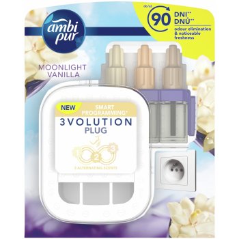 Ambi Pur 3vol strojek + náplň Moonlight vanilla 20 ml