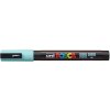 Dekoračný popisovač, 0,9 1,3 mm, UNI Posca PC 3M, morský zelený