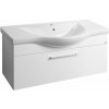 Aqualine Aqualine, AKIRA umyvadlová skrinka 96x42x34cm, biela, AK210