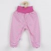 New Baby Dojčenské polodupačky Classic II s ružovými pruhmi