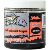 CARP-ONLY - Dipované boilies Peach & Black Pepper 20 mm 250 ml