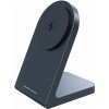 AppleMix MOBILE ORIGIN Magnetická bezdrôtová nabíjačka PW15 - podpora MagSafe - sivá